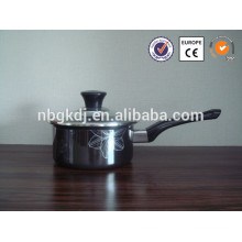 High quality beauty enamel orchid pot for food warmer